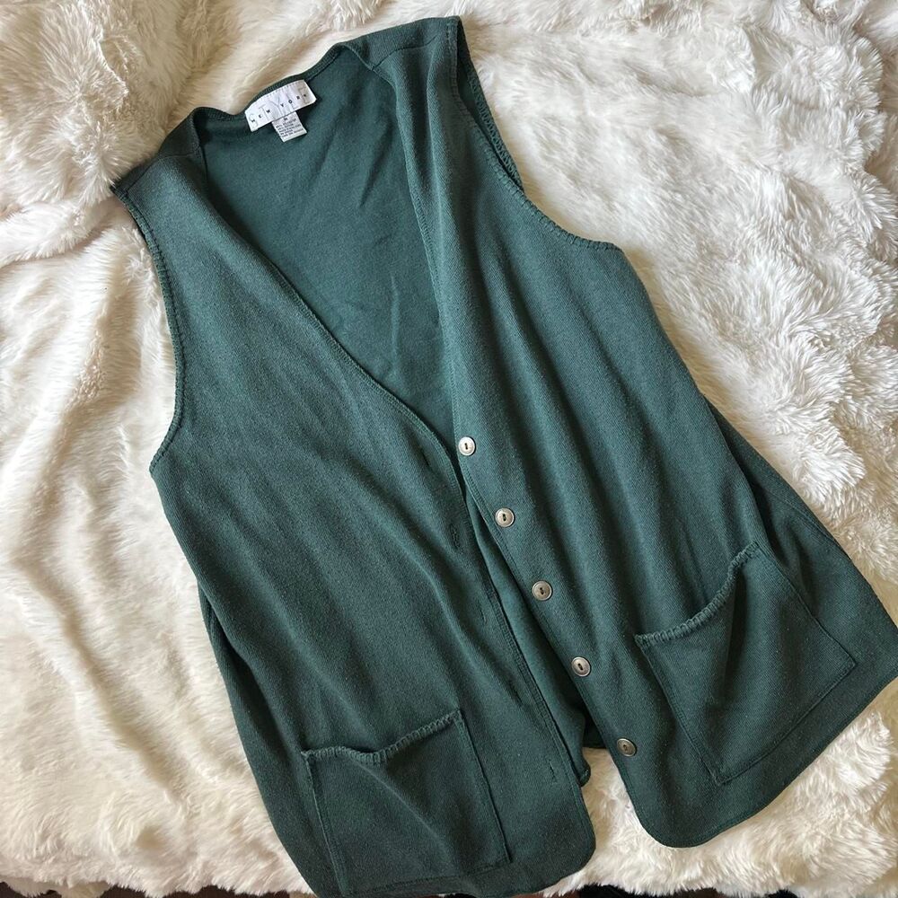 American-vintage Women's Green Cardigan